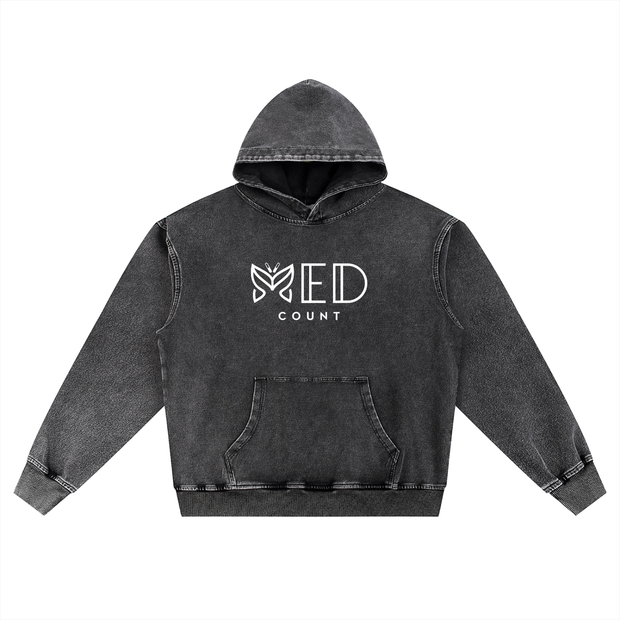 MED Count Snow Washed Hoodie