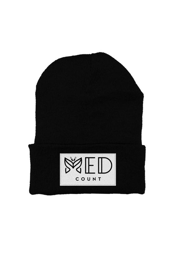 MED Count Beautiful Mind Black Beanie beanie Apliiq one size black 